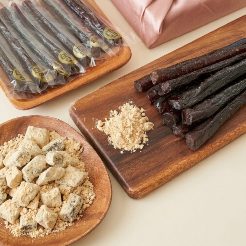 강원더몰,수제 도라지 정과(도라지300g+수제양갱+견과타르트)세트